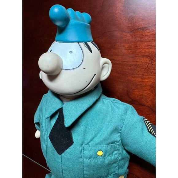 Vintage 2000 Toy Works Beetle Bailey Sarge Plush Figure Army Man Military ZZZ - Picture 5 of 10